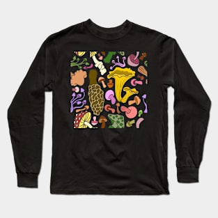 Warm Mushrooms Long Sleeve T-Shirt